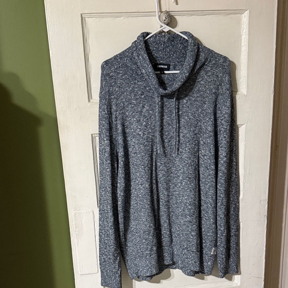 Express Men's Heather  Turtleneck Sweater